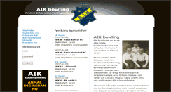 Desktop Screenshot of aikbowling.se